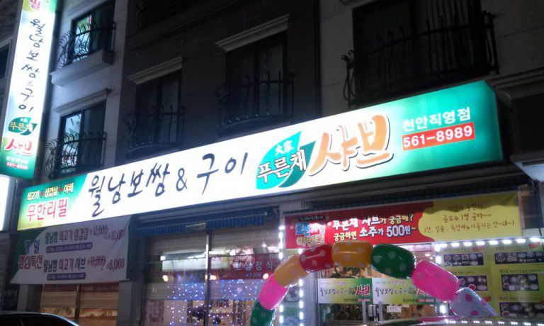 푸른채샤브